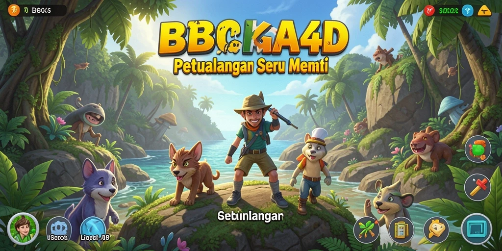 Gameplay BBCA4D menunjukkan aksi seru di dunia petualangan.
