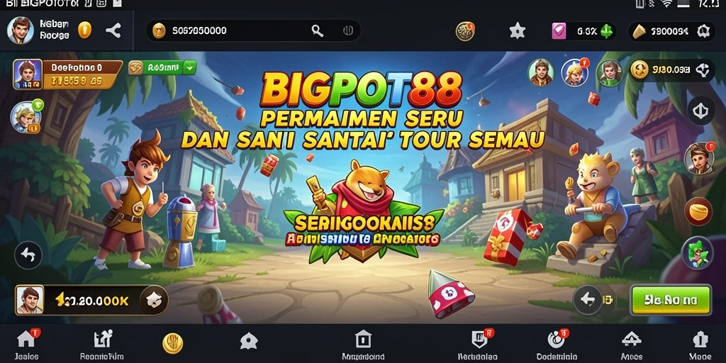 Tampilan gameplay seru dan menghibur dari BIGPOT88.