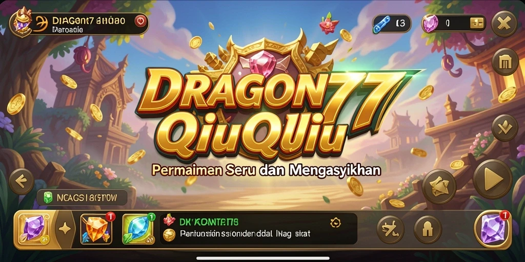 Screenshot DRAGON777 menampilkan permainan QiuQiu yang seru dan menantang.