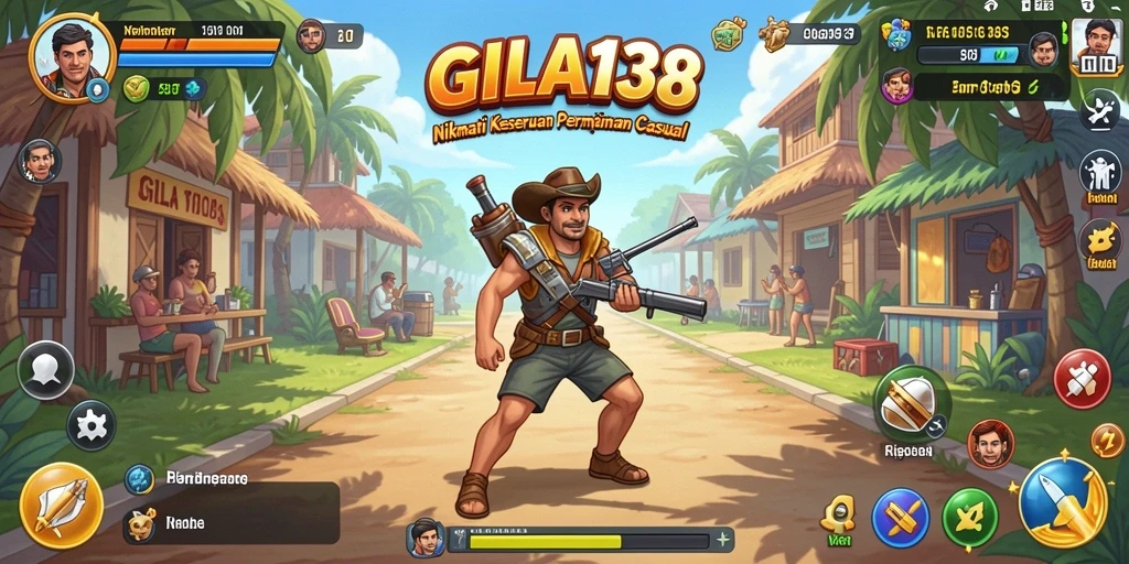 Tampilan gameplay seru dan menarik dari GILA138.