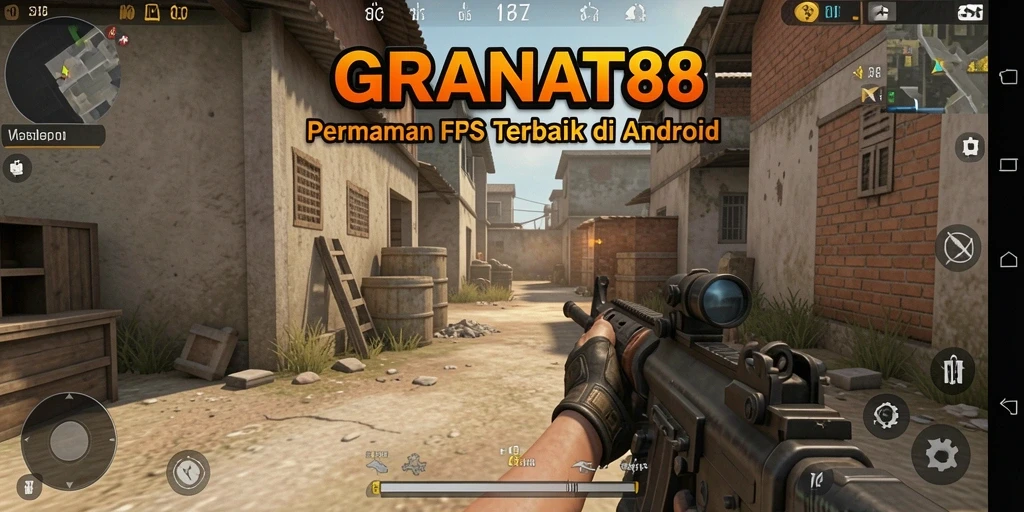 Tampilan gameplay seru di GRANAT88 dengan aksi tembak-menembak yang intens.