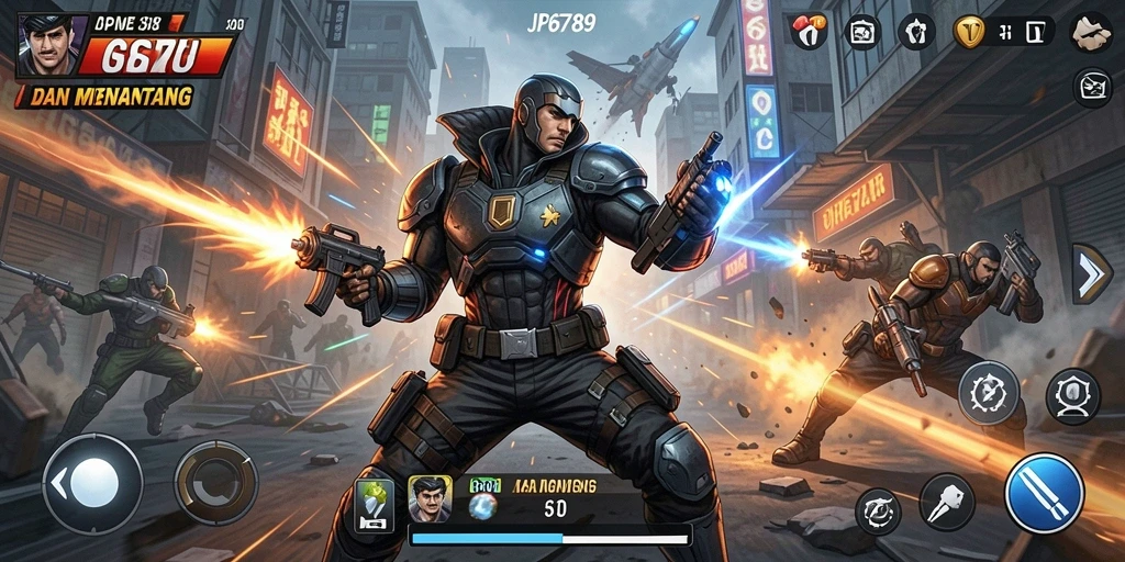 Tangkapan layar dari gameplay seru JP6789 yang penuh aksi.
