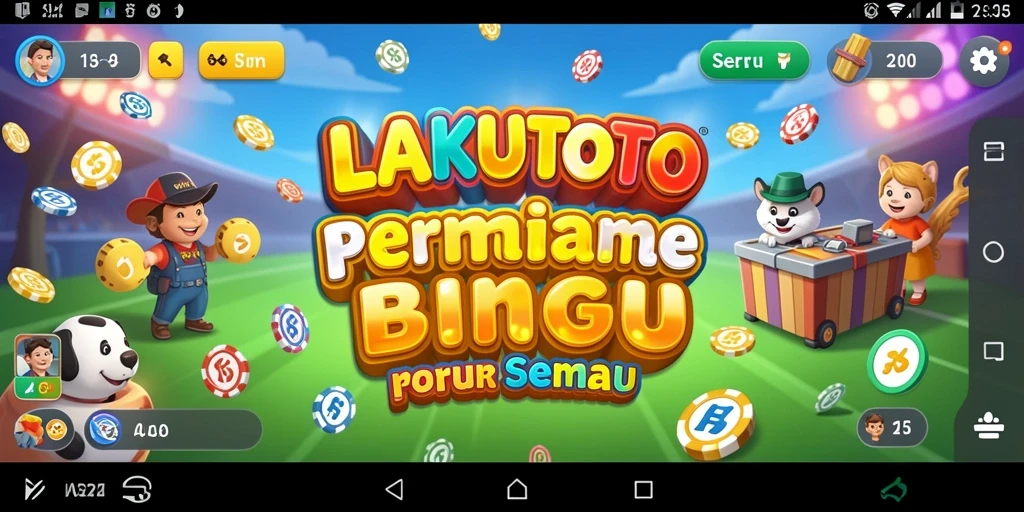 Screenshot permainan Bingo di LAKUTOTO yang menampilkan keseruan gameplay.