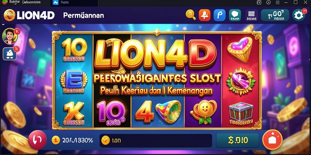 Tampilan gameplay LION4D yang seru dan menegangkan.