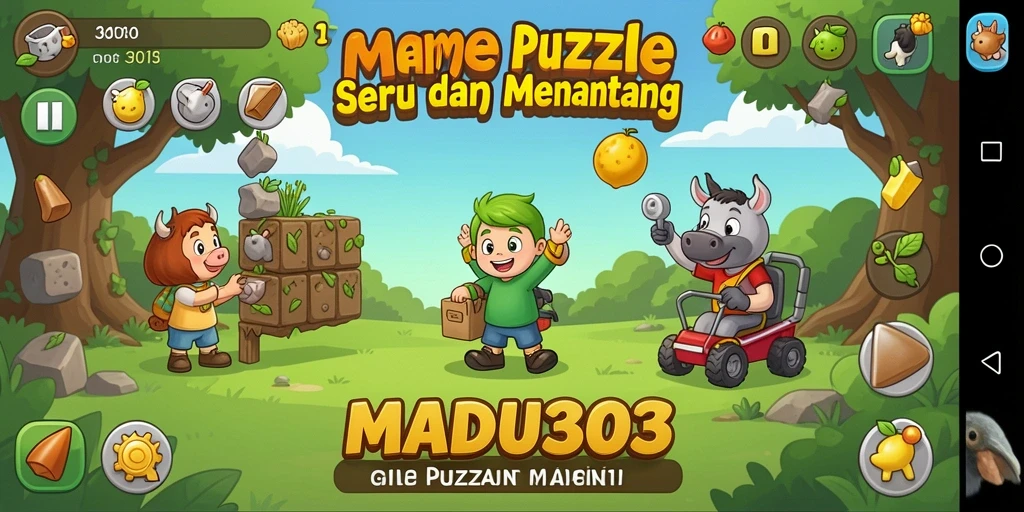 Screenshot utama MADU303 menampilkan gameplay yang menantang dan menarik.