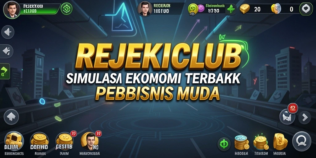 Tampilan gameplay menarik dari REJEKICLUB sebagai game Tycoon.