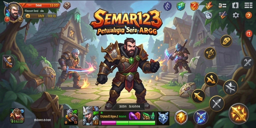 Tampilan menarik gameplay ARPG penuh aksi dan petualangan.