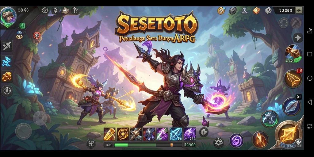 Tangkapan layar dari gameplay SESETOTO yang seru dan mendebarkan.