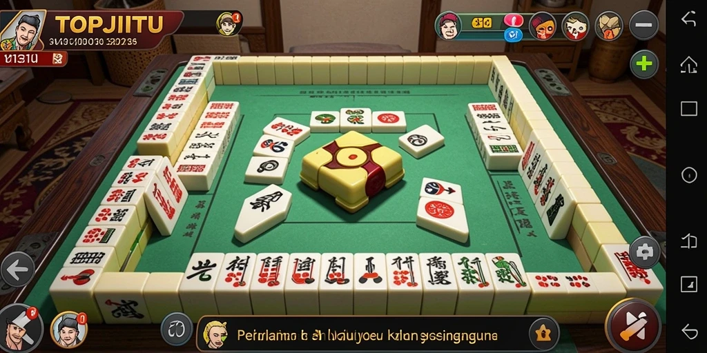 Screenshot gameplay Mahjong yang menampilkan keseruan permainan.